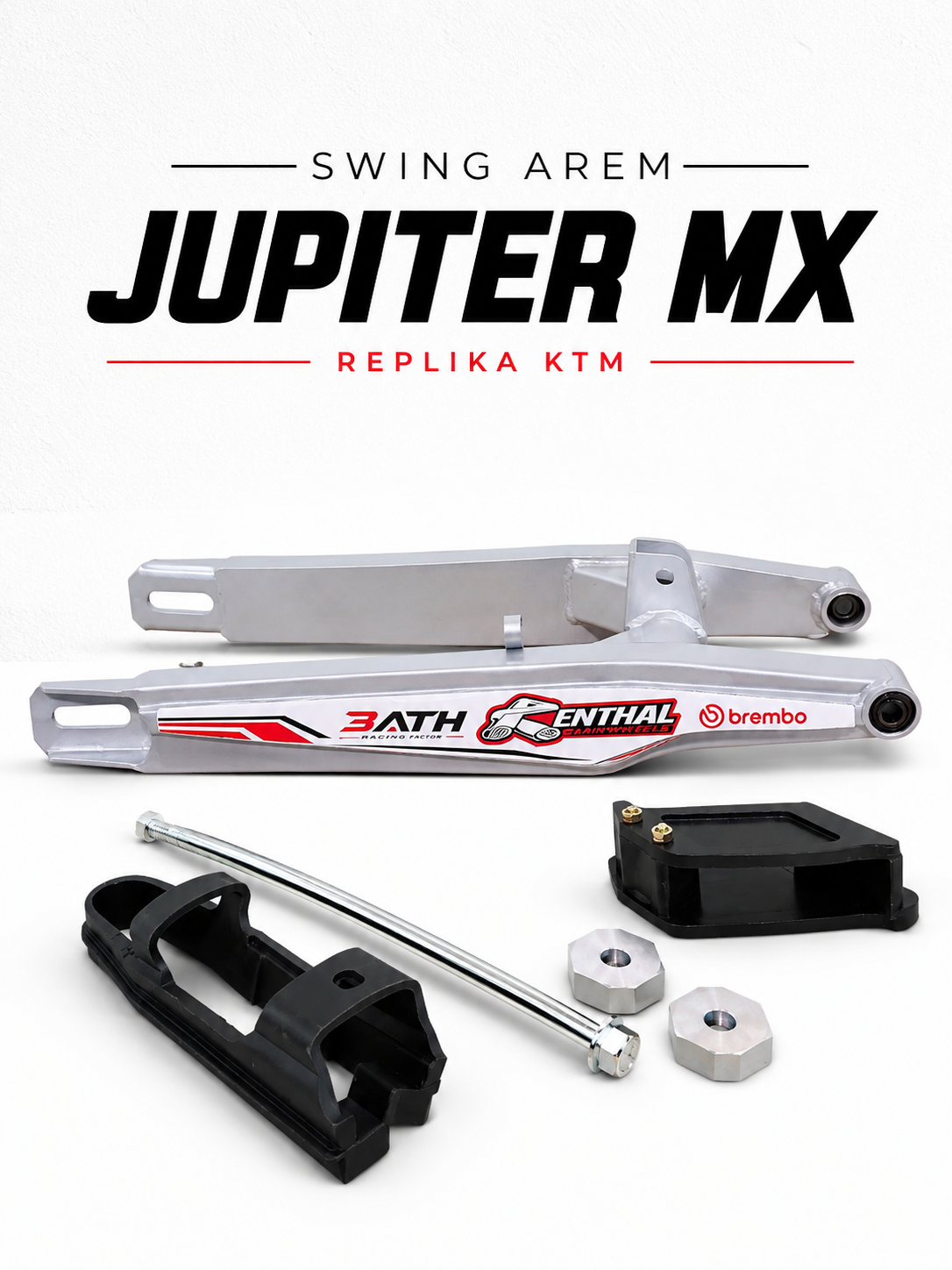 Paket Swing Arem Jupiter MX Replika KTM TRUSDRIVE beserta kelengkapannya